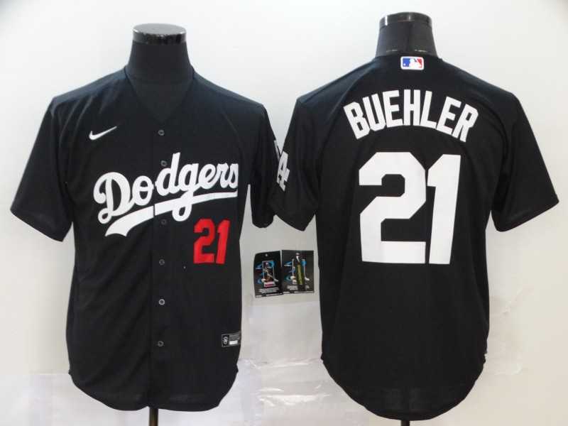 Dodgers 21 Walker Buehler Black 2020 Nike Cool Base Jersey,We sell and wholesale Dodgers 21 Walker Buehler Black 2020 Nike Cool Base Jersey on line form chian!